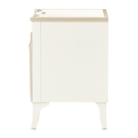La Marisia - Nightstand - Creamy Pearl