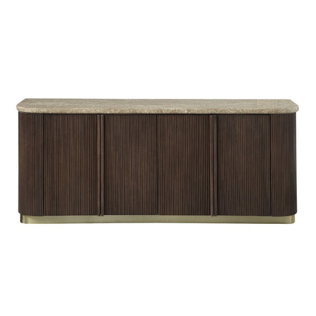 Clayten - Server - Brown Oak