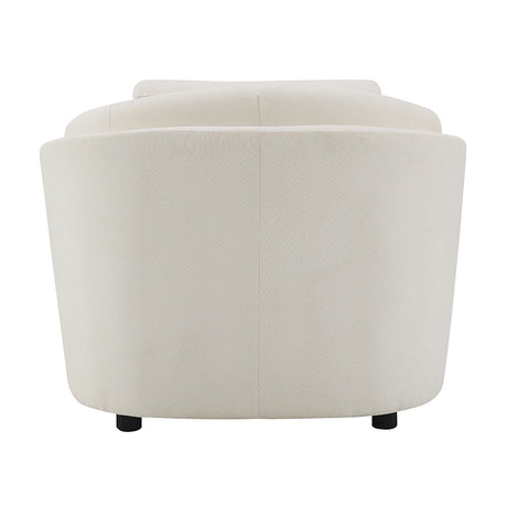 Mariko - Chair With Pillow - Beige Linen