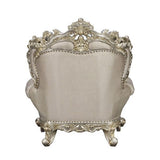 Danae - Chair With 2 Pillows - Fabric, Champagne & Gold