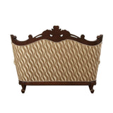 Shalisa - Loveseat With 5 Pillows (Same Lv01586) - Fabric & Walnut