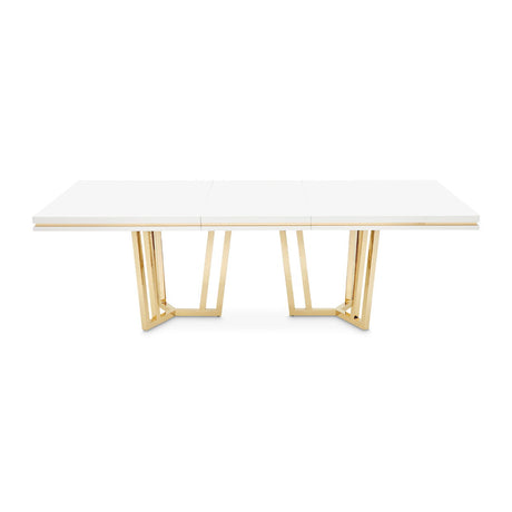 Palm Gate - Rectangular Dining Table - Cloud White