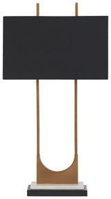 Malana - Metal Table Lamp  - Brass Finish