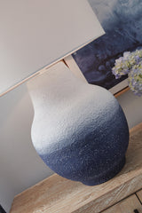 Dashland - Metal Table Lamp - White / Navy