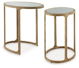 Irmaleigh - Accent Table Set (Set of 2) - Antique Black