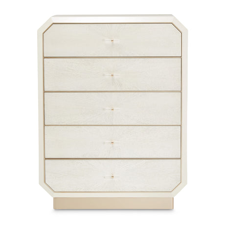 La Rachelle - 5-Drawer Chest - Champagne