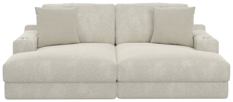 Cozy - 2 Piece Double Wide Chaise With USB Charging Ports