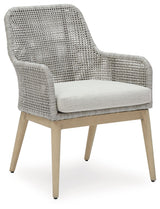 Seton Creek - Arm Chair With Cushion (Set of 2) - Gray