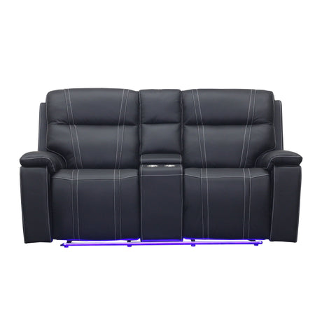 Hartley - Reclining Console Loveseat