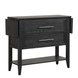 Sable Crest - Drop Leaf Server - Black