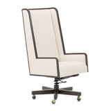 Belmont Place - Swivel Desk Chair - Espresso / Cream