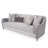 Roxbury Park - Velvet Sofa - Steel / Slate