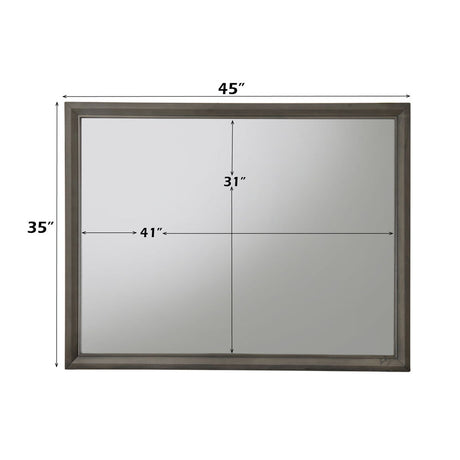 Carine II - Mirror - Gray