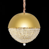 Michael Amini Lighting - Eclipse LED Crystal And Metal Chandelier - Gold