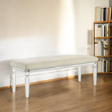 Tarian - Bench - Pearl White