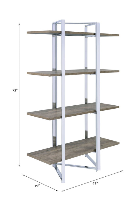 Libby - Bookshelf - Chrome