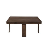 Paxton - 5 Piece Living Room Set (Storage Coffee Table With 4 Tuck-In Ottomans) - Dark Brown