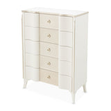 La Marisia - 5-Drawer Chest - Creamy Pearl