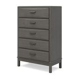 Mazing - Five Drawer Chest - Gray