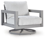 Hurley Park - Swivel Chair With Cushion - Gray