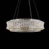 Michael Amini Lighting - Galaxy 32" Round LED Crystal Chandelier - Chrome