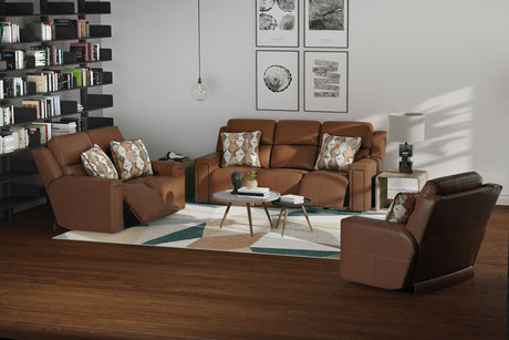Arezzo - Power Headrest Power Reclining Loveseat With Zero Gravity/Extended Ottoman