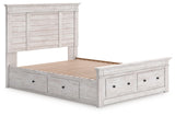 Makidern - Panel Storage Bed