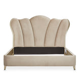 Villa Cherie - Channel Tufted Bed