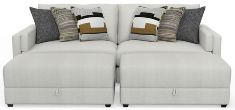 Trevor - Extra Deep Oversized Sofa With Included Storage Cocktail Ottoman