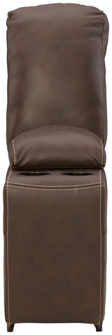 Dunleith - 9-Piece Power Reclining Sectional - Chocolate