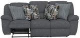 Trifecta - Sofa With 3 Recliners and Drop Down Table