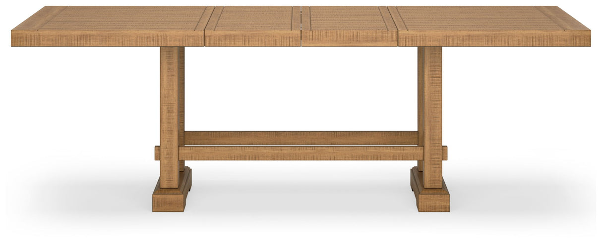 Havonplane - Rectangular Dining Room Counter Extension Table - Brown