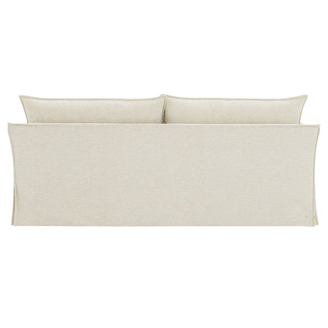 Shane - Sofa With 2 Pillows - Beige Linen