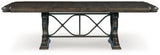 Maylee - Dining Extension Table - Dark Brown
