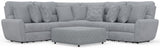 Majesty - Deep Seating Power Reclining Sectional And Ottoman