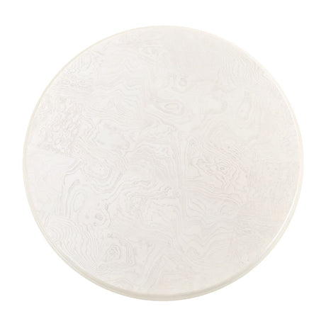 La Terrazza - 54" Round Dining Table - Creamy Pearl