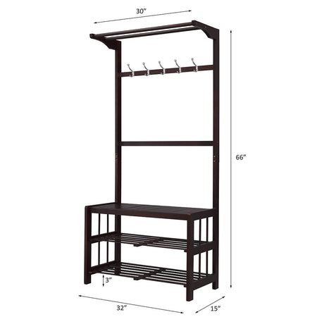 Pieria - Hall Tree - Espresso