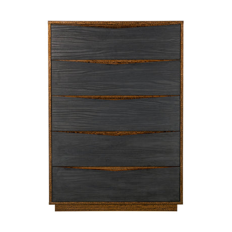 Kayner - 5-Drawer Chest - Charcoal