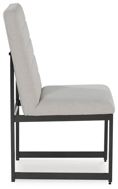 Tomtyn - Dining Upholstered Side Chair (Set of 2) - Light Brown