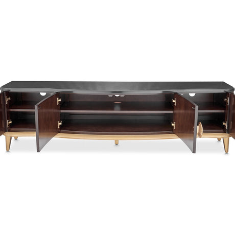 Camellia Field - Media Cabinet - Dark Brown