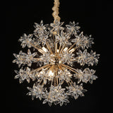 Michael Amini Lighting - Bouquet 10-Light Round Crystal Chandelier - Gold