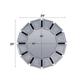 Noralie - Accent Mirror - Mirrored, Faux Diamonds