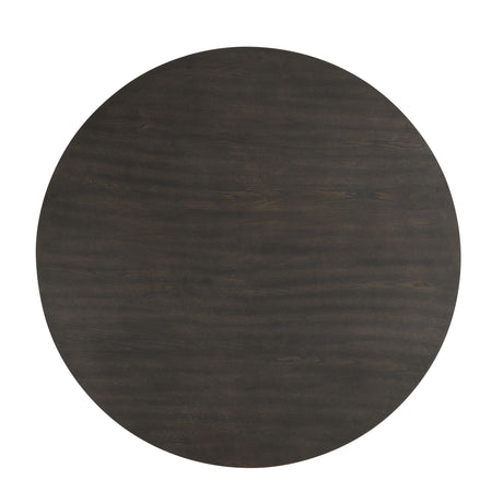 Plateau - 54" Round Dining Table - Top & Base - Dark Brown