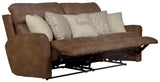 Justine - Lay Flat Reclining Sofa - Burlap