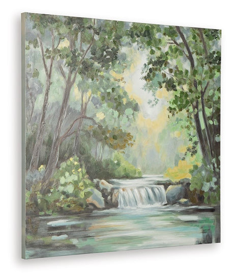 Evermaddick - Wall Art - Green / Gray / White