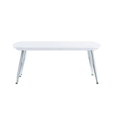 Patina - Coffee Table - White & Chrome