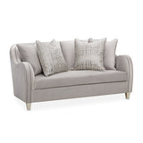 Roxbury Park - Velvet Loveseat - Steel / Slate