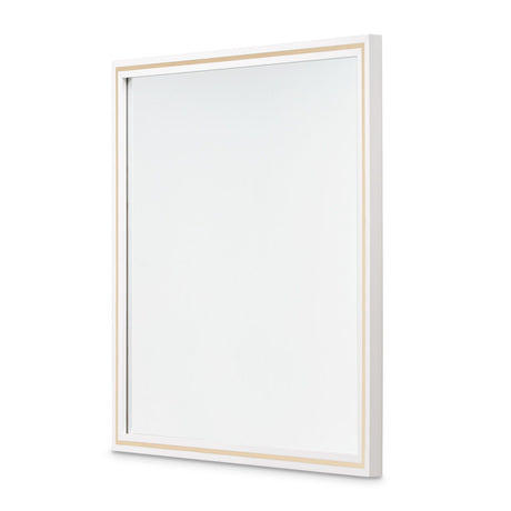 Palm Gate - Wall Mirror - Cloud White