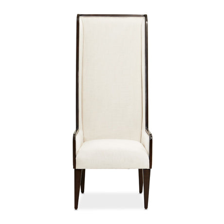 Belmont Place - Desk Chair - White / Dark Brown