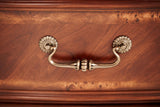Cortina - Leather Bedside Bench - Honey Walnut
